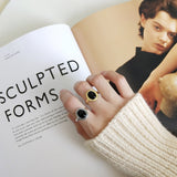 Celestial Agate Adjustable Ring-Ring-Katalio