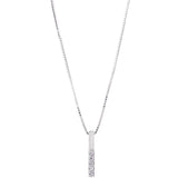 Dainty Zirconia Bar Necklace-Necklace-Katalio