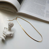 Contemporary Snake Choker Necklace