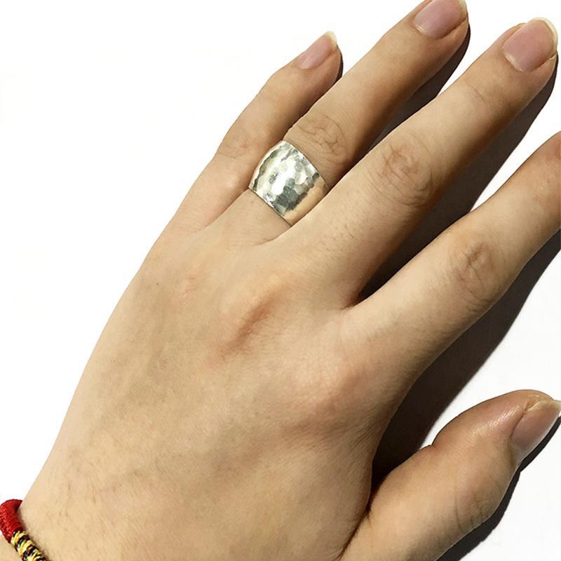 Bold Wild Hammered Ring-Ring-Katalio