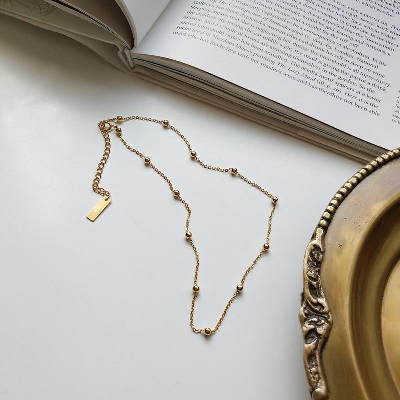 Classic Beaded Choker Necklace-Necklace-Katalio