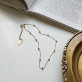 Classic Beaded Choker Necklace