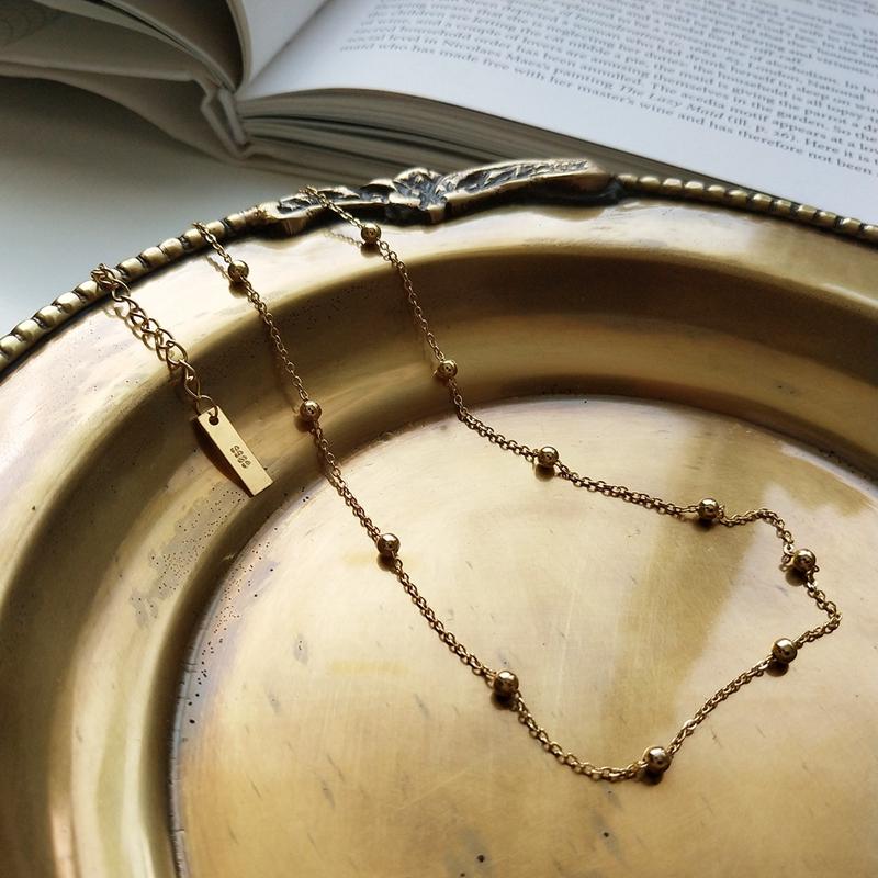 Classic Beaded Choker Necklace-Necklace-Katalio
