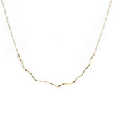 Slim Wave Choker Necklace