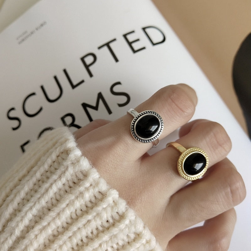 Celestial Agate Adjustable Ring-Ring-Katalio