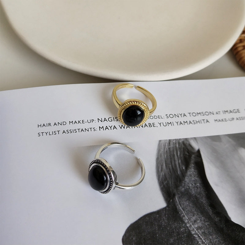 Celestial Agate Adjustable Ring-Ring-Katalio