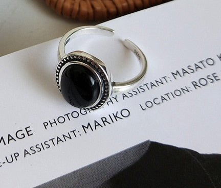 Celestial Agate Adjustable Ring-Ring-Katalio