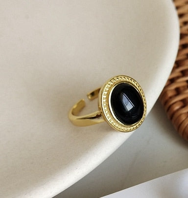Celestial Agate Adjustable Ring-Ring-Katalio