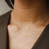 14K Gold-filled Dainty Chain Neckalce-Katalio