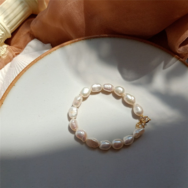Timeless Baroque Pearl Bracelet-Bracelet-Katalio