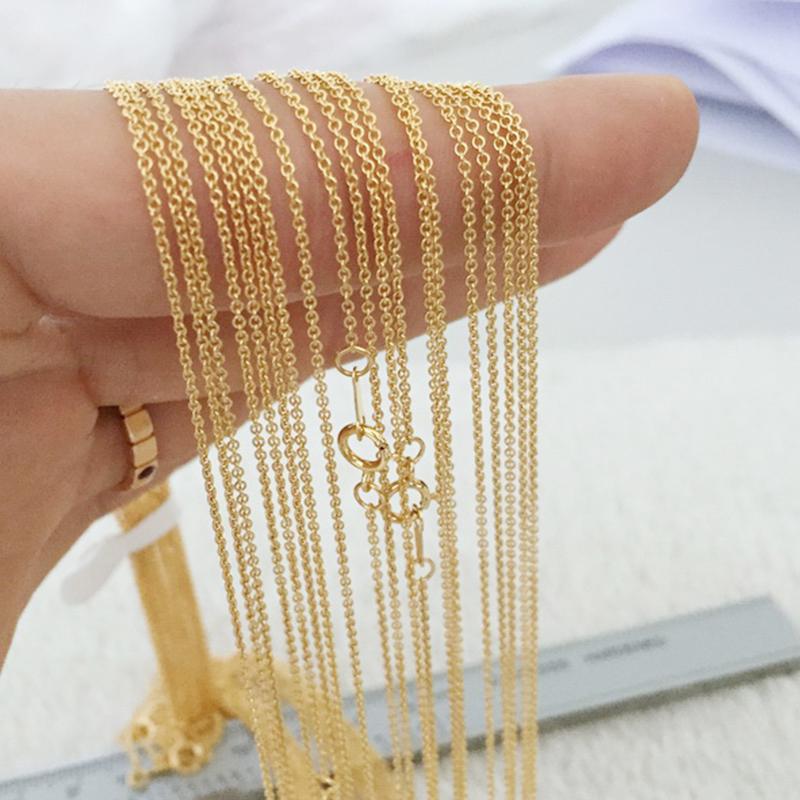 Classic 1.1mm Trace Chain Necklace-Chain Necklace-Katalio