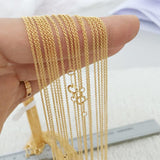 Classic 1.1mm Trace Chain Necklace-Chain Necklace-Katalio