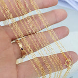 Classic 1.3mm Trace Chain Necklace-Chain Necklace-Katalio