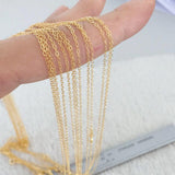Classic 1.3mm Trace Chain Necklace-Chain Necklace-Katalio