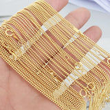 Classic 1mm Beaded Chain Necklace