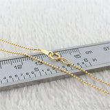 Classic 1mm Beaded Chain Necklace-Chain Necklace-Katalio