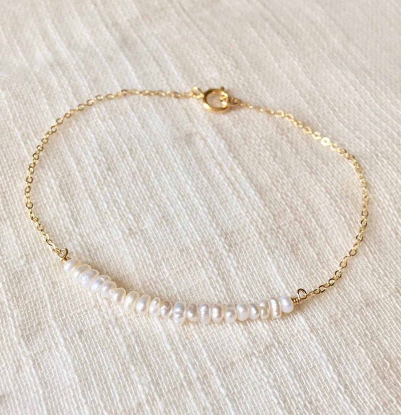 Dainty Pearl Bracelet-Katalio