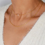 14K Gold-Filled Layering Necklace-Katalio