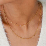 14K Gold-Filled Layering Necklace-Katalio