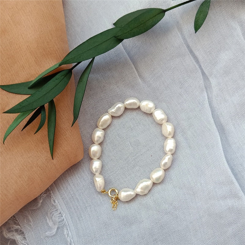 Timeless Baroque Pearl Bracelet-Bracelet-Katalio