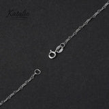 Geometric Hearts Chain Necklace-Necklace-Katalio