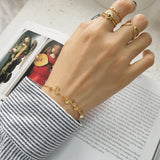 Gold Coin Bracelet-Bracelet-Katalio