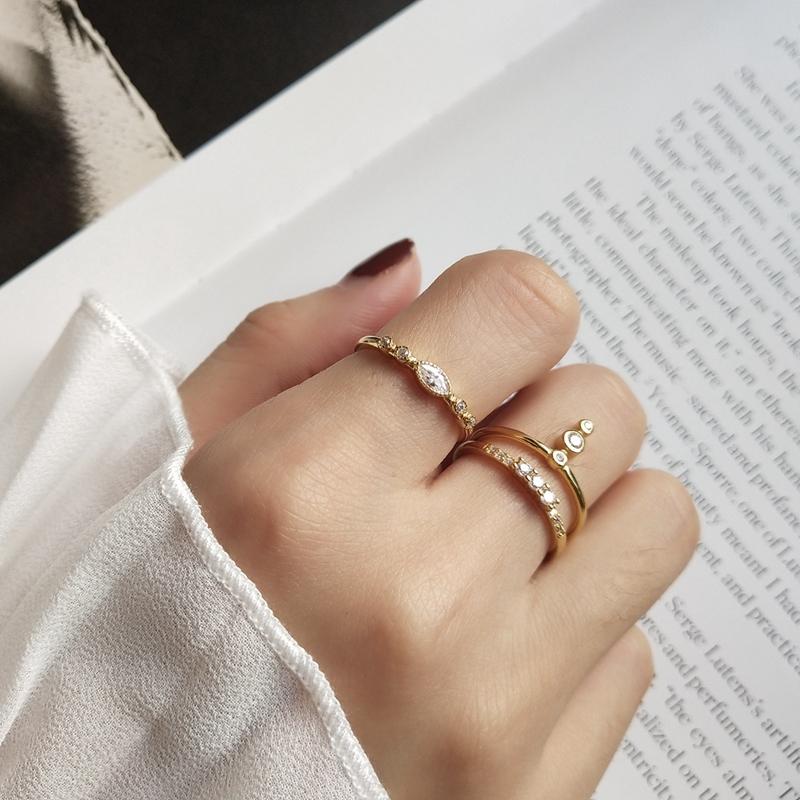 Dainty Stackable Zirconia Ring-Ring-Katalio