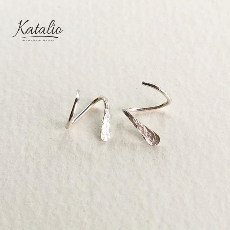 Twisted Tragus Ear Cuffs-Earrings-Katalio
